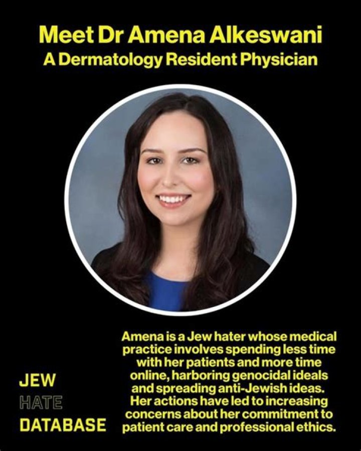 
Who is Amena Alkeswani? University of Tennessee Dermatology resident makes concerning anti-semitic social media posts 